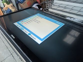 52 In HDTV With Mounting Brackets No Remote But Can Use Universal Remote W Hdmi