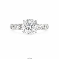 14K Gold 4.25 CT Diamond Ring W/GIA Cert (Retails for $10,000+)(Jewelry Box Included)