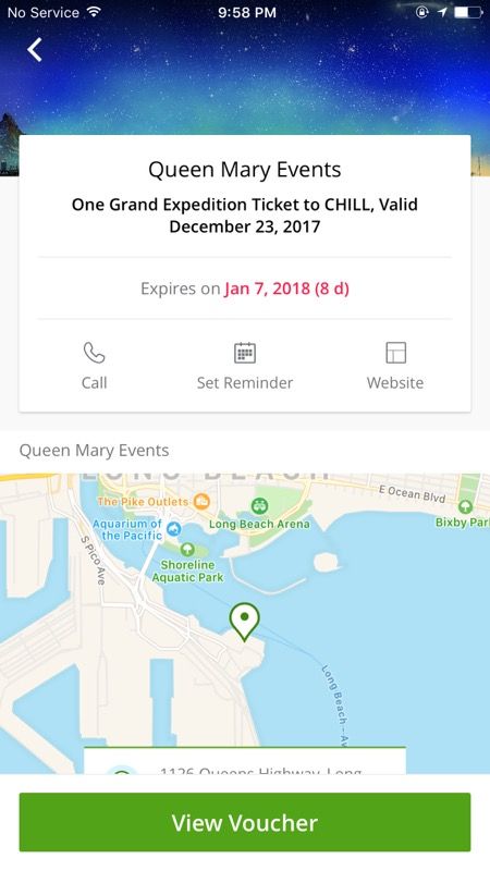 3 Tickets Queen Mary Freeze