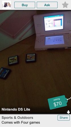 Nintendo DS lite
