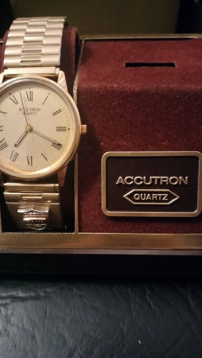 Bulova Acutrom. See Pics For Details 