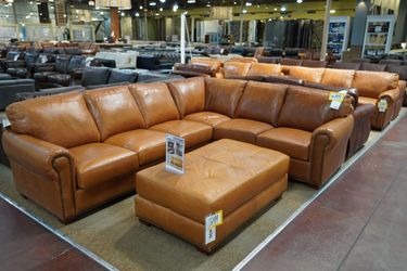 2-Piece Leather Corner Sectional — Rocky Mountain Leather
