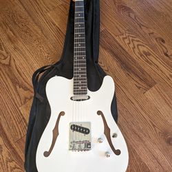 Beautiful Creamy White Cozart Electric Guitar 