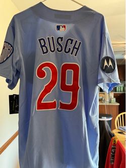 Michael Busch Chicago Cubs Jerseys 2X or 3X