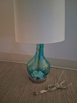 Turquoise table lamp