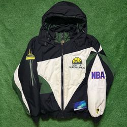 Vintage Seattle SuperSonics Jacket Pro Player Youth X-Large Preowned