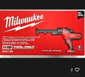 Milwaukee 2641-20 M18 Caulk Gun 10 oz Tool Only 950 lbs Force