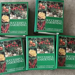 Successful Gardening Books Set Of 5