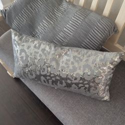 2 BABY BLUE PILLOWS PICK UP TODAY