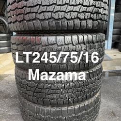 LT245/75/16 (4) Open Range All Terrain