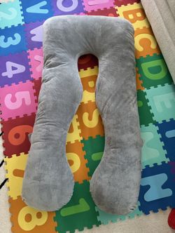 Grey Cover Pregnancy Body Pillow