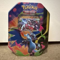 Mega Charizard x tin