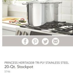 Princess House 20 QT.