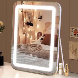 Lighted Makeup Mirror – Adjustable & Bright!