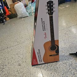 Fender Acoustic Guitar + Starter Pack