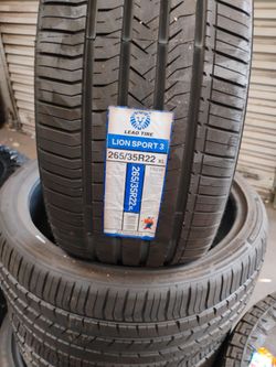 New set of tires 265 35 22