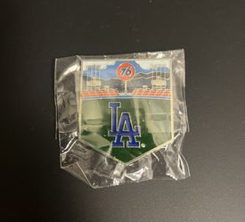 Vintage Los Angeles Dodgers LA 76th Anniversary Pin Collectible 