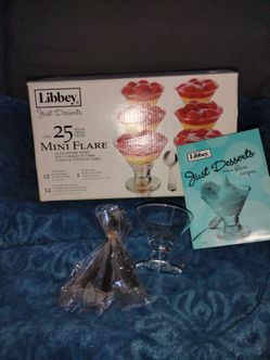 Libby Brand super cute dessert cups with spoons