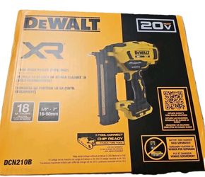 DEWALT DCN210B 20V MAX XR 18 Gauge Cordless Brad Nailer (Bare Tool)