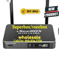 VSEEBOX V3PLUS VSEE BOX ELITE ULTRA SUPER TV BOX NEW ARRIVAL 2025 WHOLESALE DIRECT SUPERBOX SUPER BOX 1 YEAR WARRANTY !!