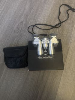 Mercedes Benz Binoculars 10x20mm with Leather Belt Bag
