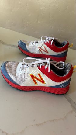 David Sunflower Seeds x New Balance Fresh Foam 3000v5 TF 'White Red' baseball/turf shoe