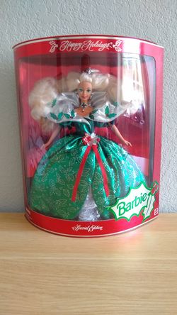 Vintage Happy Holidays Special Edition NRFB 1995 Barbie Doll