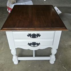 Refurbished Corner Table 