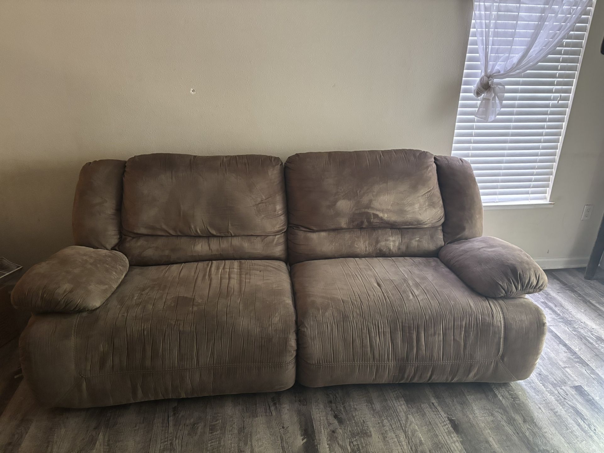 Reclining Couch With Love Seat