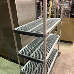 Metro Max I Polymer Grid Shelf Cart - 24" x 48"