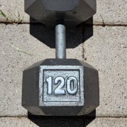 CAP 120 Pound Dumbbell Weight 