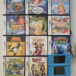 Nintendo DSi Blue with 11 games