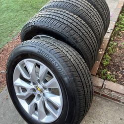 Chwvy Silverado Stock Rims 20 Like Nww 