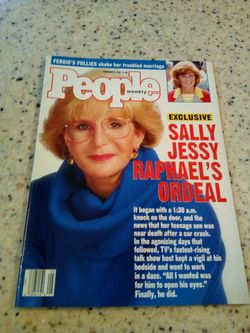 Vintage people magazine February 3,1992/ exclusive: Sally Jessy Raphael's ordeal/ fergies follies shake her troubled marriage/ much more.......