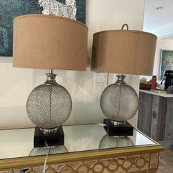 Catalan Metal Cage Table Lamp