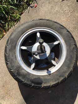 TaoTao 50cc scooter moped rim tire rotor an axel