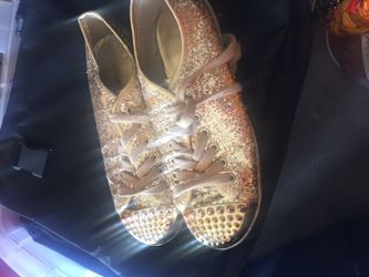 Glitter sneakers size 8.5