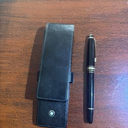 Montblanc Meisterstuck With Leather Case