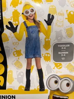 MINIONS COSTUME DRESS NEW *NO GOGGLES*