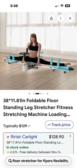 Foldable Floor Standing Leg Stretcher Machine
