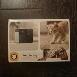 Petcube Play 2 Wi-Fi Pet Camera with Laser Toy for Cats & Dogs: Indoor Camera, Night Vision