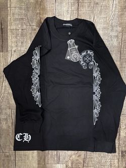 Chrome Hearts Black & White Long Sleeve Size Large