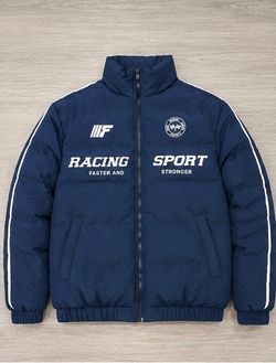 IF Racing Sport Navy Puffer Jacket