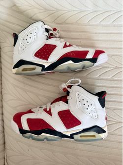 White and red Jordan’s