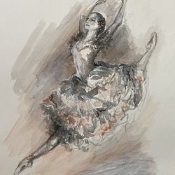 Original Painting By Patricia Boyd Of This Magnificent Ballerina Price Firm