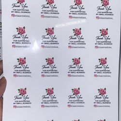 Thank you business stickers 😊 Do you need stickers? Message me for details