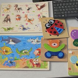 9 Toddler Puzzle Sets