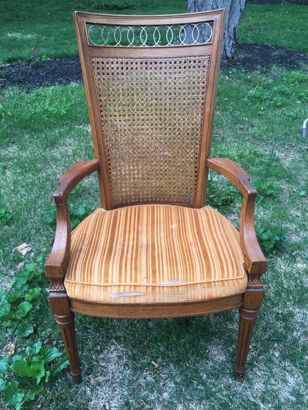 Vintage Antique solid wood Brown Chair