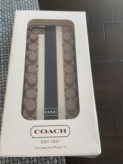 Coach Iphone 5 case