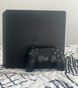 🎮 PS4 Slim 500GB Bundle w/ Controller + Headset – Tested Works Perfect 🔥